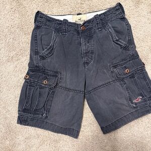 Hollister Y2K Faded Men's Gray Cargo Shorts 28
